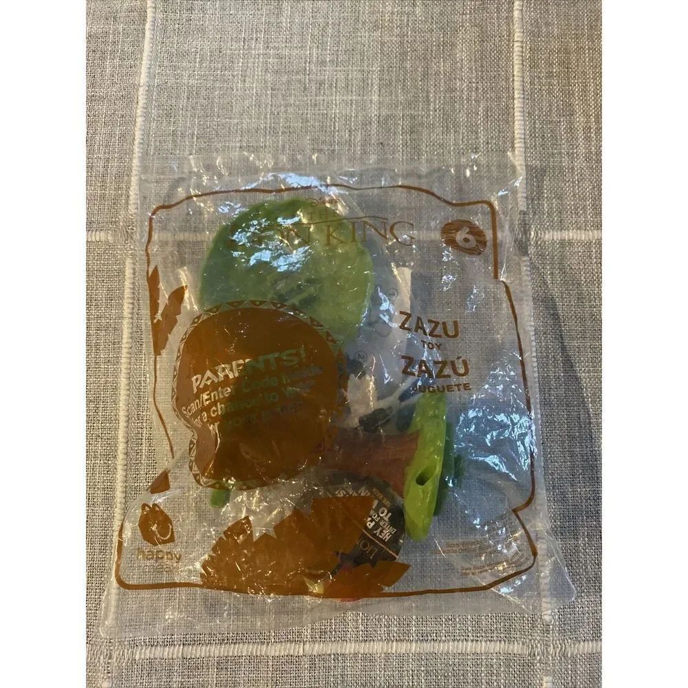McDonalds THE LION KING Happy Meal ToY Toys 2019 DIsney Zazu #6 NEW IN PACKAGE